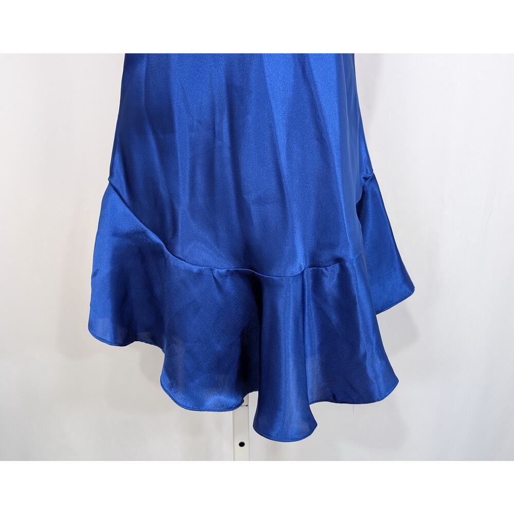 Vintage 90s Victoria's Secret Blue Short Nightie Gold Label Misses Size S New - Picture 4 of 7